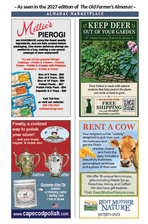 Cape Cod Polishing Cloths in The Old Farmers Almanac!
