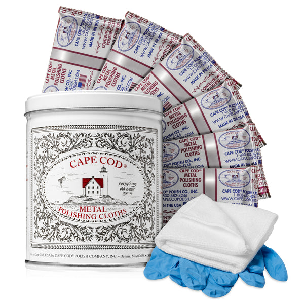 Cape Cod® Metal Polishing Cloths Economy Size Tin